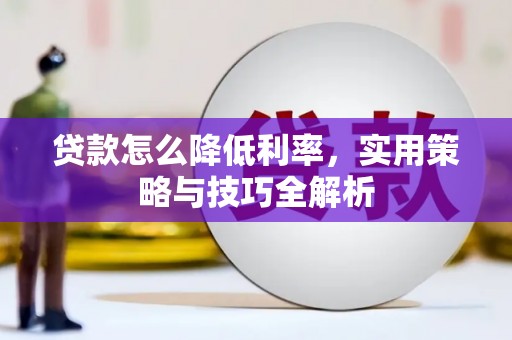 卧龙贷款怎么降低利率，实用策略与技巧全解析
