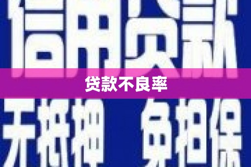台中贷款不良率
