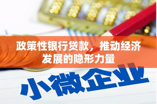 交口政策性银行贷款，推动经济发展的隐形力量