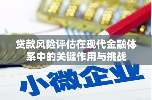 六横贷款风险评估在现代金融体系中的关键作用与挑战