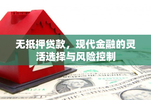 鼓楼无抵押贷款，现代金融的灵活选择与风险控制