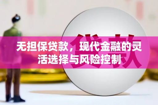 郴州无担保贷款，现代金融的灵活选择与风险控制