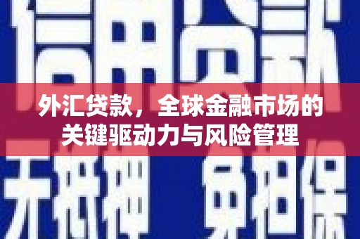 威海外汇贷款，全球金融市场的关键驱动力与风险管理