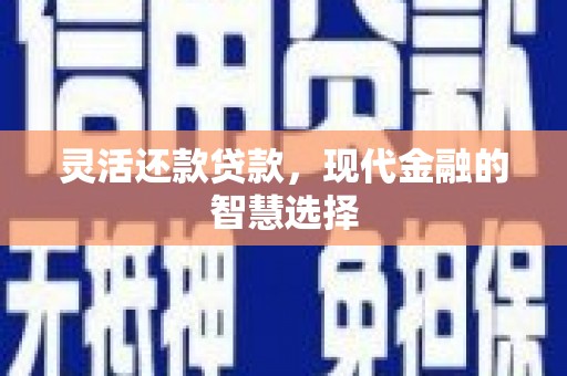 小金灵活还款贷款，现代金融的智慧选择