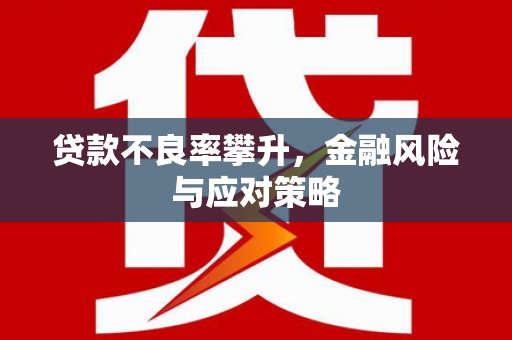 樊城贷款不良率攀升，金融风险与应对策略