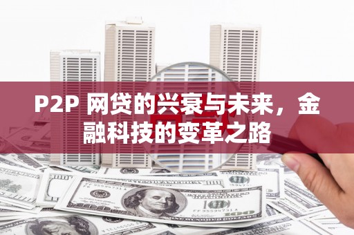 津市P2P 网贷的兴衰与未来，金融科技的变革之路