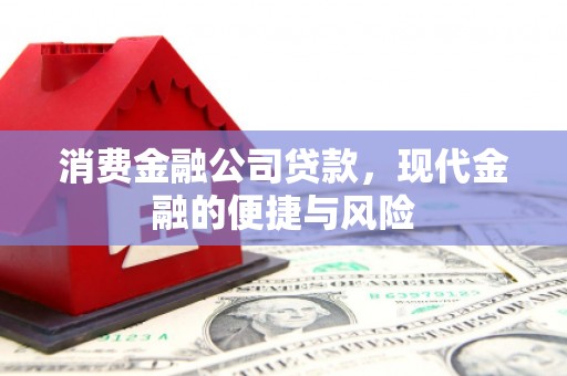 吉水消费金融公司贷款，现代金融的便捷与风险