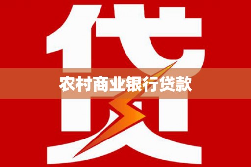 琼山农村商业银行贷款