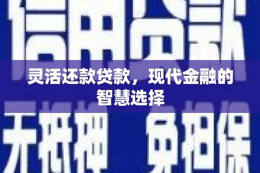 会宁灵活还款贷款，现代金融的智慧选择