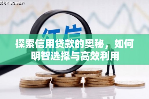普洱探索信用贷款的奥秘，如何明智选择与高效利用