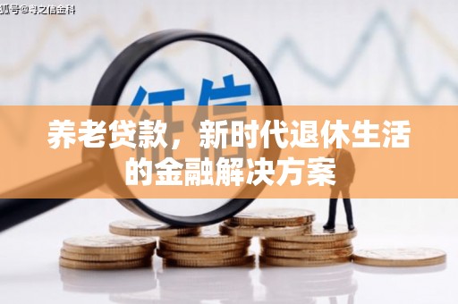 沂水养老贷款，新时代退休生活的金融解决方案