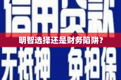 陆良明智选择还是财务陷阱？